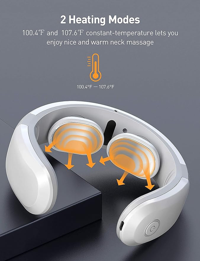 Masseur cervical, intelligent, portable, de voyage électrique comprenant 6 modes, Télécommande intel