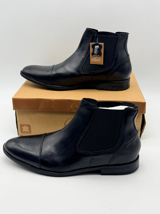 Bottines NOIR Homme motif Uni A enfiler