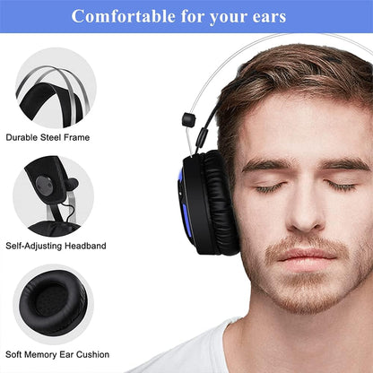 Casque Gaming PS5 PS4, Xbox One avec Micro, PC avec Anti Bruit Stéréo Basse