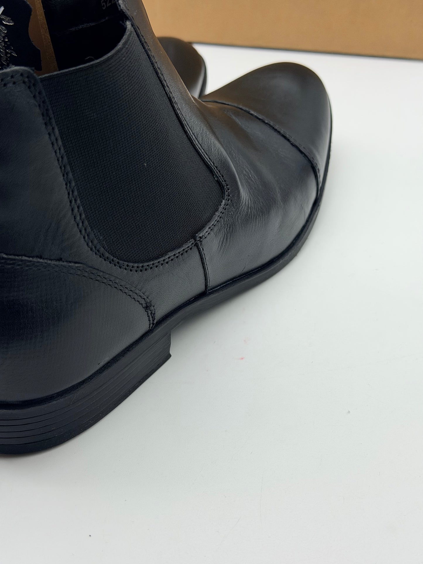 Bottines NOIR Homme motif Uni A enfiler