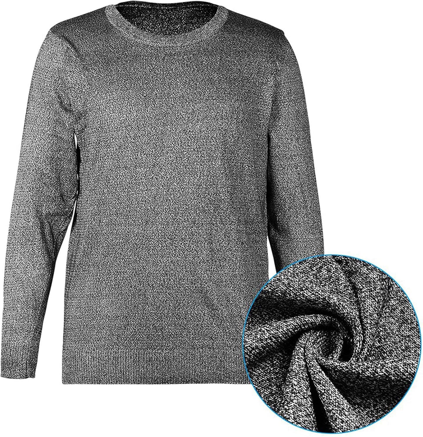 Chemise Résistante Aux Coupures, Chemise Anti-Coupure, Chemise Résistante Aux Coupures, Chemise À Manches Longues Résistante Aux Coupures, Protection De Sécurité De Niveau 5, Pour La Coupe Et La Manipulation Du Verre (L)