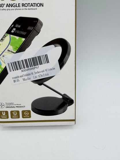 SokolOk Support magnétique pour voiture - Support magnétique pliable à 360° - Compatible avec tous les téléphones, Galaxy, smartphones, iPhone