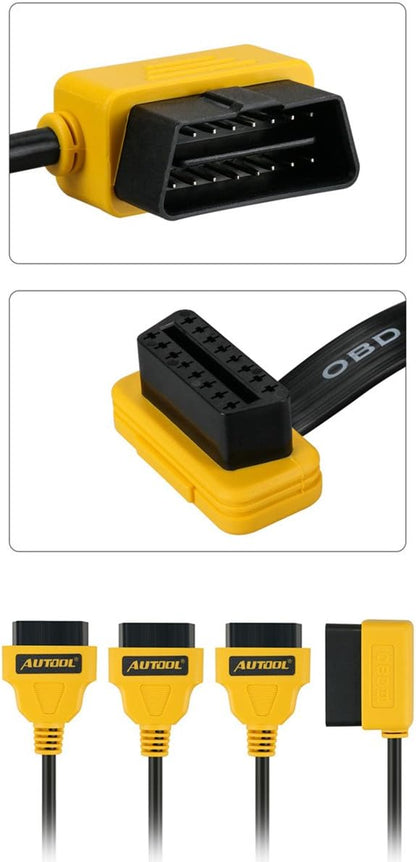 Câble d’extension OBD2 automobile mâle vers femelle neuf