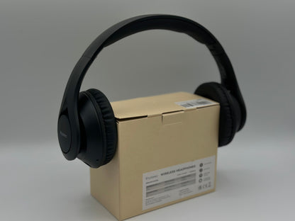 Casque Bluetooth avec 60H de Lecture, Casque Bluetooth 5.0 sur l'oreille, Micro intégré, Casque sans Fil Filaire Pliable pour Le Travail, Les Voyages, l'apprentissage en Ligne, téléphone, PC
