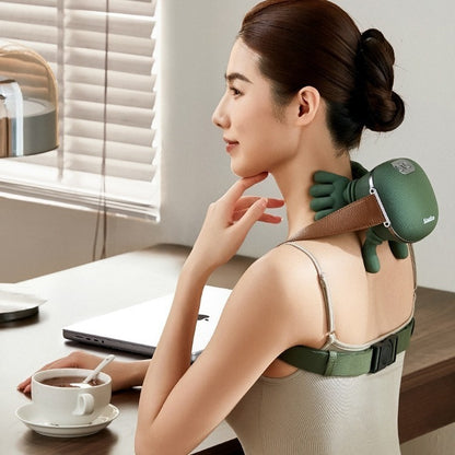 Masseur Cervical "Mains de Soie" – Technologie de Pétrissage 4D & Thermothérapie