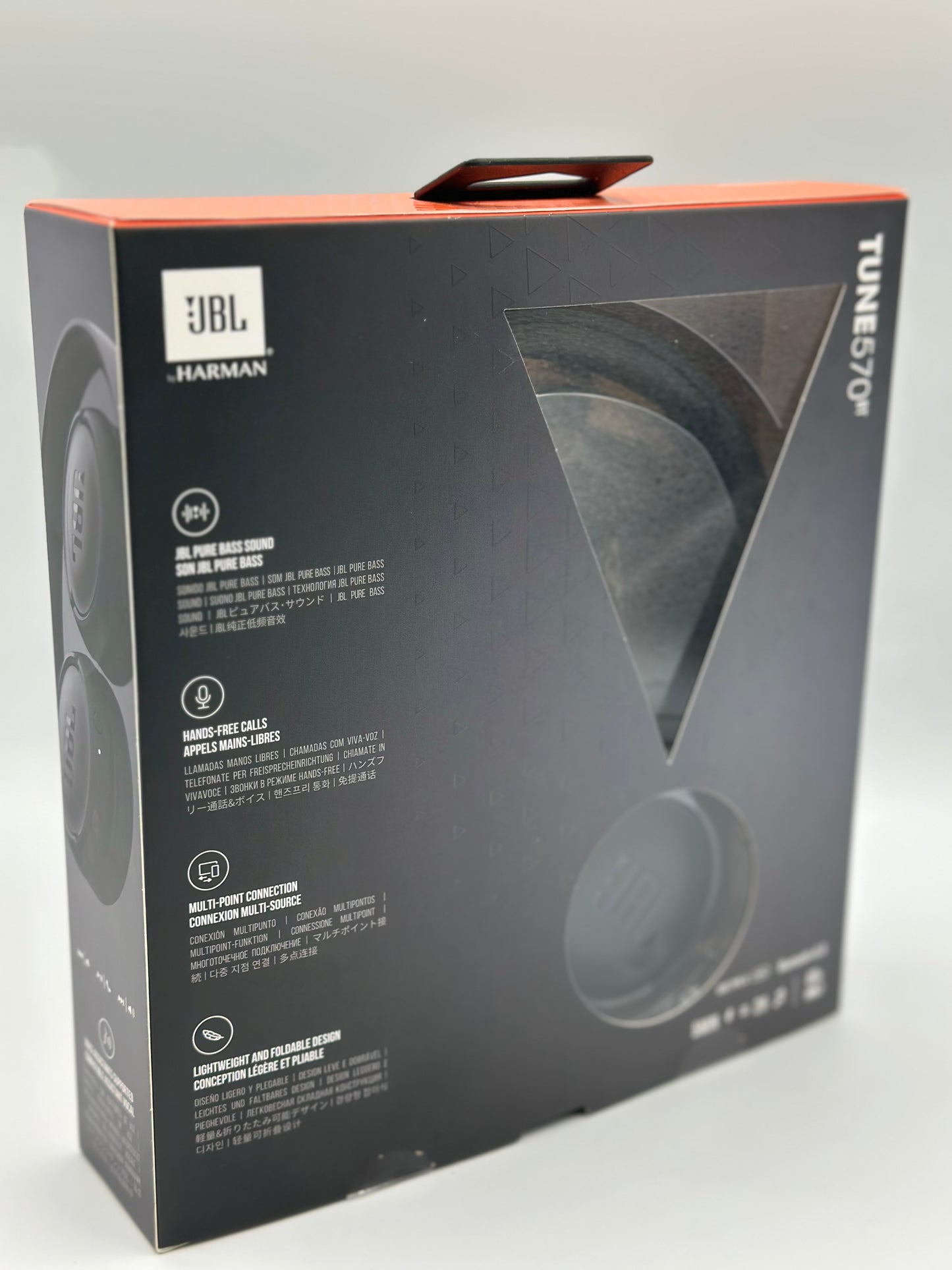 Casque supra-auriculaire sans fil JBL Tune BT Noir