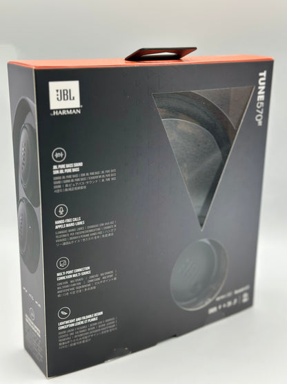 Casque supra-auriculaire sans fil JBL Tune BT Noir