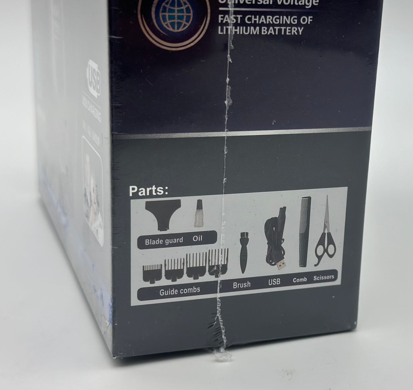 Tondeuse Cheveux professionnels Hommes, Barbe, Sans Fil, USB Rechargeable Écran à LCD