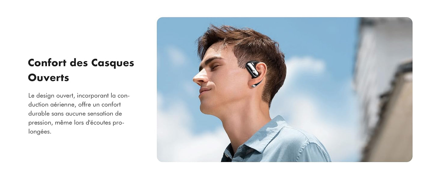 Écouteurs Bluetooth sans Fil Sport - Casque Conduction Osseuse pour Une Expérience Audio Supérieure neuf