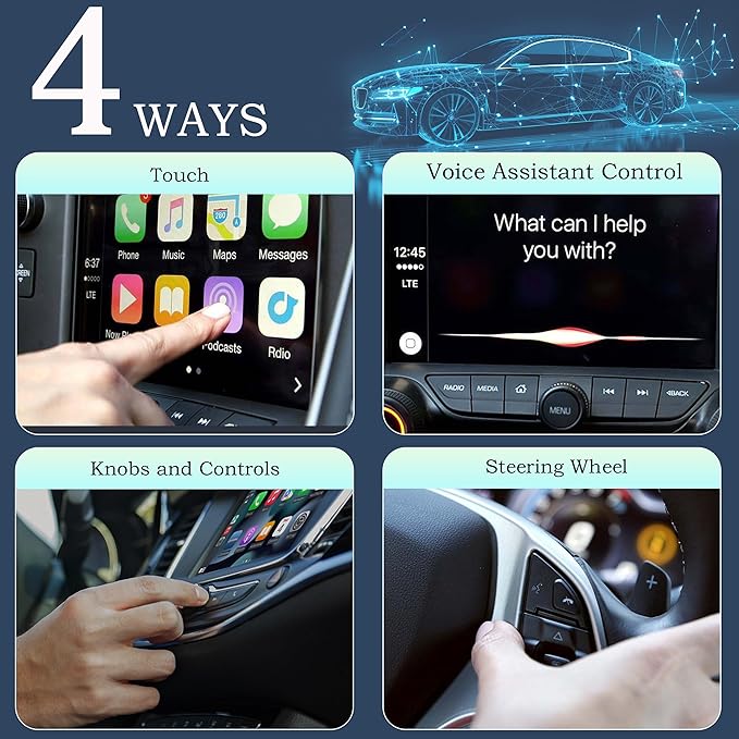 Adaptateur Carplay sans Fil pour iPhone, Mise à Niveau 2024, clé USB CarPlay, Facile à Brancher et à Jouer, Compatible avec Les Voitures à partir de 2016 et iPhone iOS 10+
