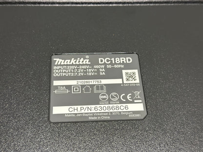 Chargeur rapide pour 2 batteries Li-Ion 14,4 à 18 V - MAKITA DC18RD