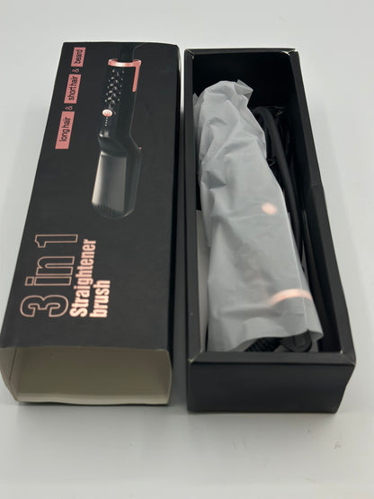 Lisseur à Barbe pour Hommes, Brosse Lissante pour Cheveux, Brosse Lisseur à Barbe Electrique Lisseur Professionnel 3 en 1 pour Hommes et Femmes à la Maison et en Voyage