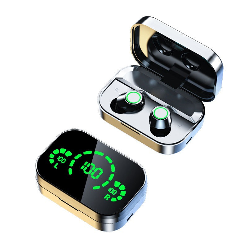 Écouteurs "Quantum-Sound" TWS – Écran LED Géant, Son Hi-Fi & Powerbank Intégré