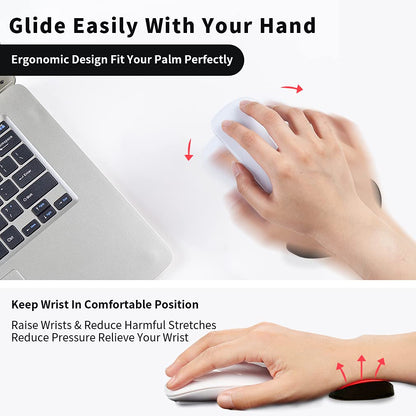 Repose-Poignet Ergonomique "Soft-Glide" – Gel de Silicone Haute Densité & Base Antidérapante