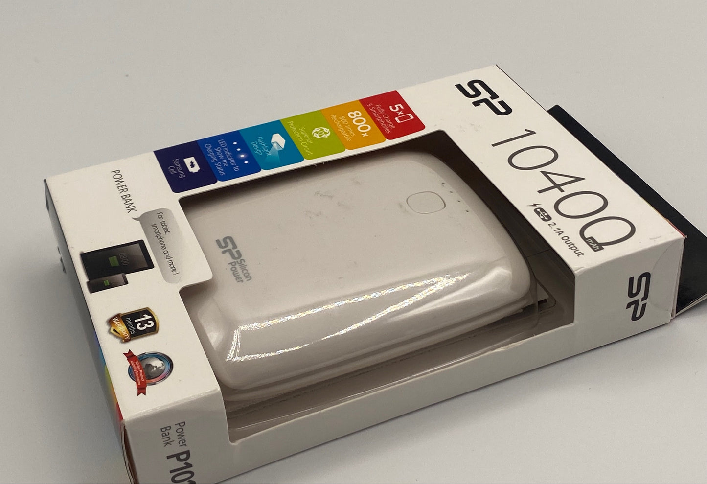 La batterie externe Silicon Power haute capacité de 10400 mAh neuve