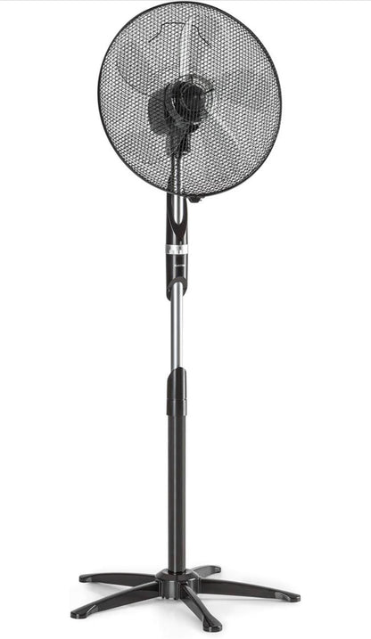 Ventilateur sur Pied, Jusqu'à 2040m³/h, 16" (41cm), 55W de puissance, 5 pales, Oscillation neuf