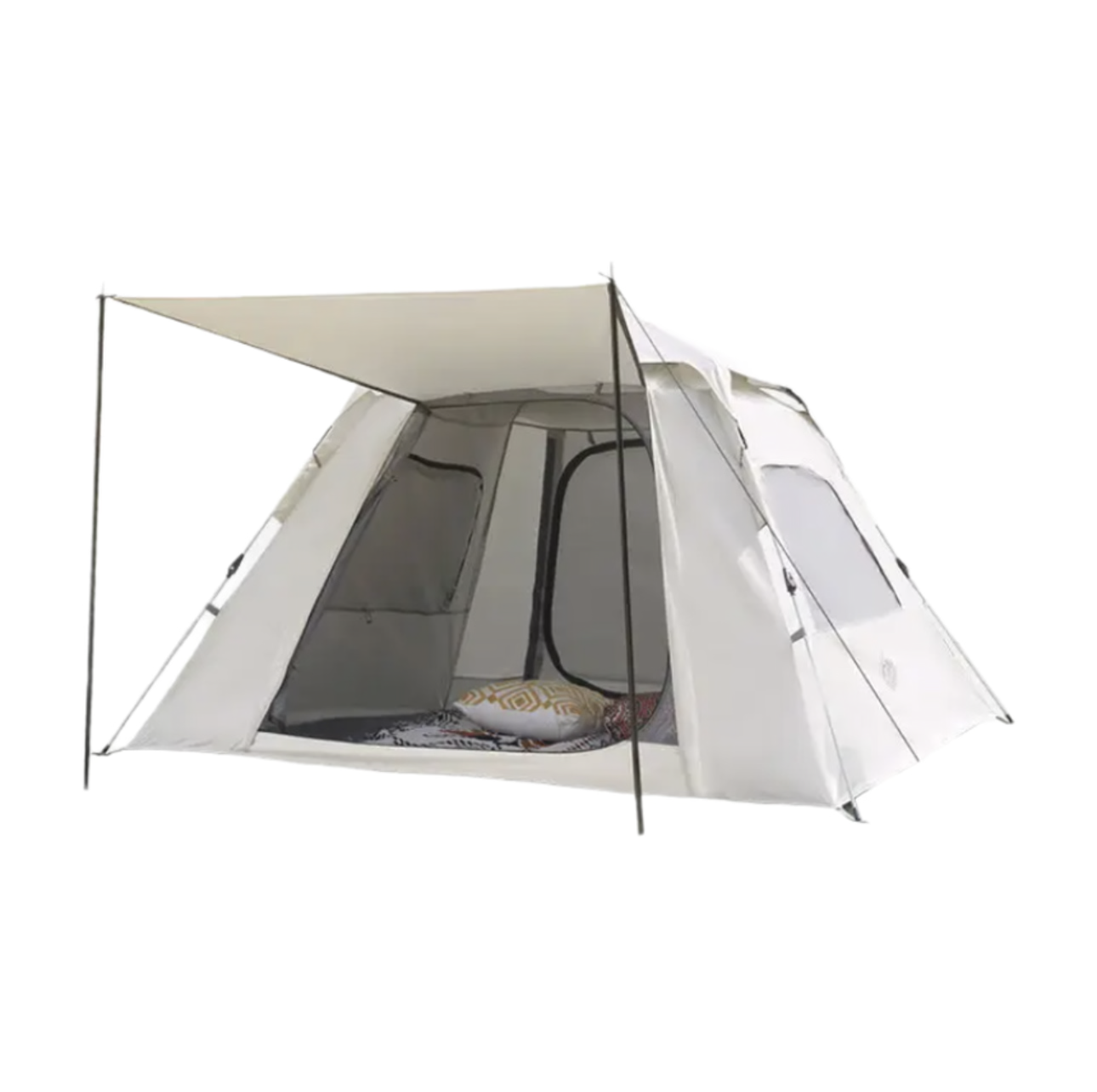 Tente de camping à ouverture rapide et à chargement automatique par ressort