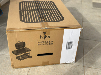 Barbecue XL à Gaz sur Chariot 3 feux avec Thermomètre Intégré HYBA neuf