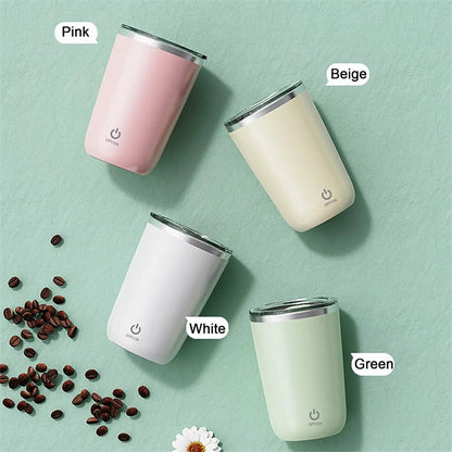 Tasse mélangeur automatique de 350 ml pour le jus, le café, le lait, en l'acier inoxydable,