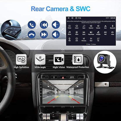 Autoradio pour Porsche Cayenne 2G+32G Android 13 2002-2010 avec CarPlay Android Auto