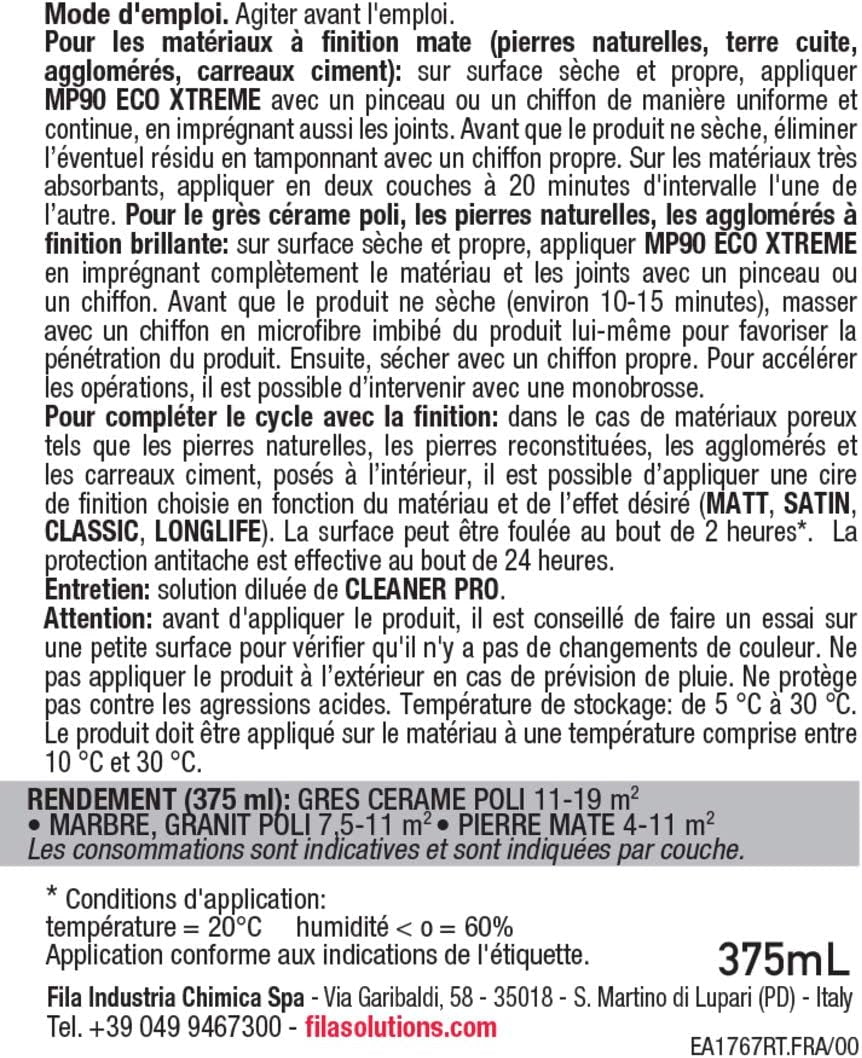 Protecteur pour la Pierre, le Marbre, le Quartz, le Granit, le Béton, le Grès Poli neuf
