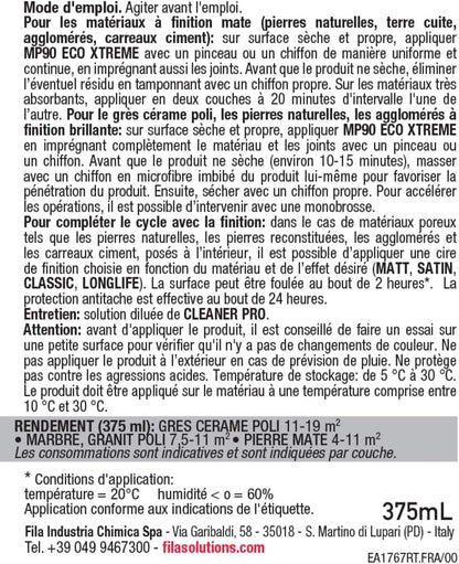 Protecteur pour la Pierre, le Marbre, le Quartz, le Granit, le Béton, le Grès Poli neuf