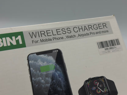 Dock de charge induction Apple 3-en-1 pour iPhone / AirPods / Apple Watch - 18W max - noir