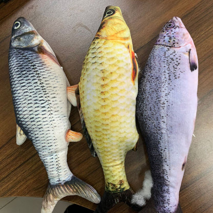 Poisson Interactif "Real-Flop" – Jouet Électrique Sautillant & Rechargeable USB