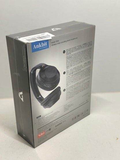 Ankbit E600Pro Casque Bluetooth avec aptX Low Latency & HD, réduction du bruit hybride, casque sans fil avec microphone, audio haute définition, 80 heures de lecture pour téléphone portable, PC, TV