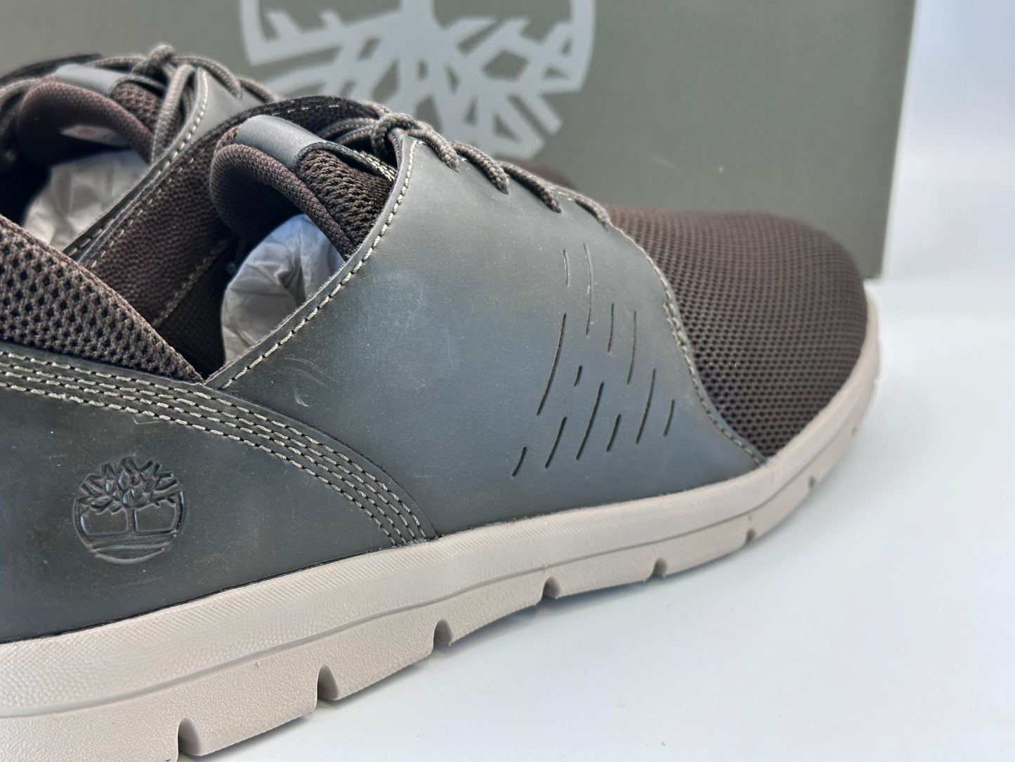 Timberland Graydon Oxford Medium Grey Nubuck A1XCL Chaussures pour homme, gris moyen