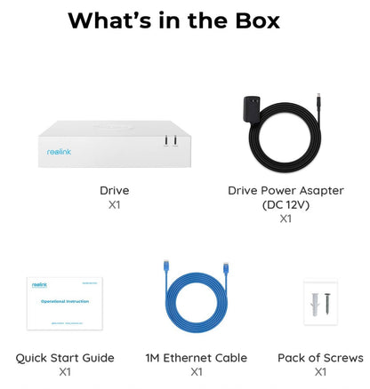 Reolink Drive, Boîte de Stockage pour 3G/4G LTE Caméra Surveillance Go PT,Go PT Plus, Go Plus, neuf