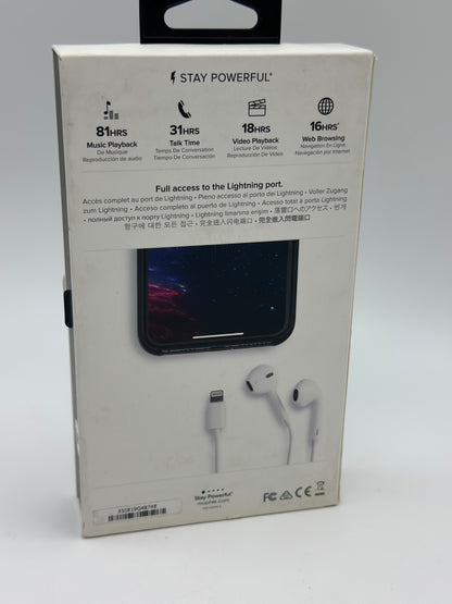 Coque avec batterie externe iPhone XS Max - Noir capacité 2000 ah