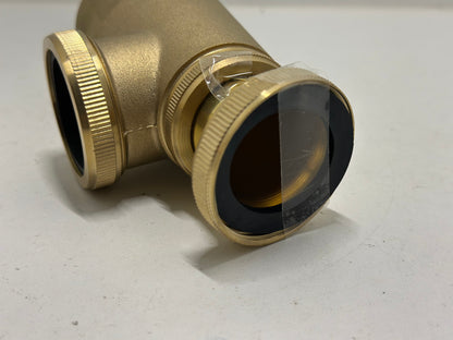 Wirquin SL501C Siphon d'évier classique ⌀40 mm en laiton réglable en hauteur, blanc