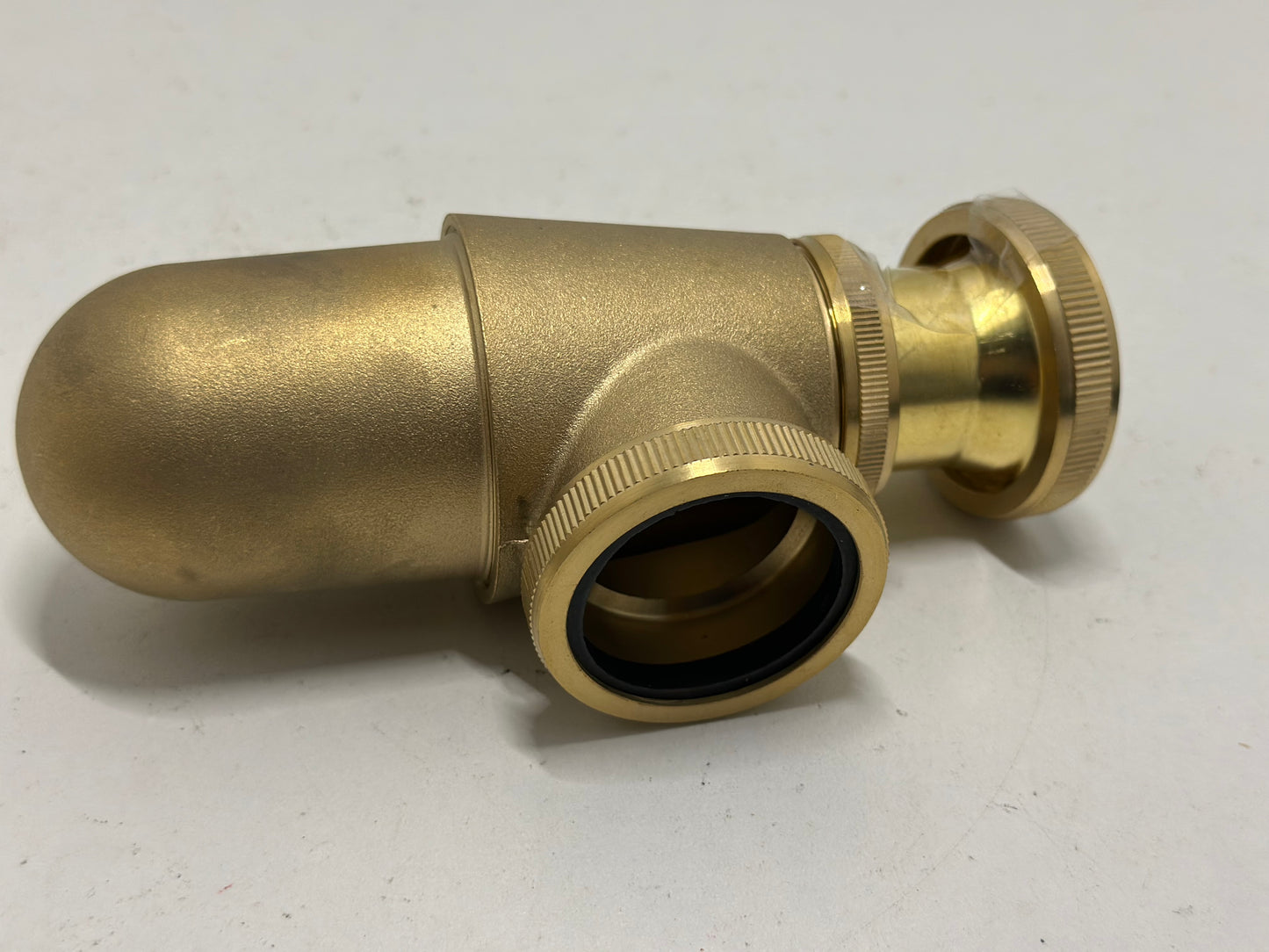 Wirquin SL501C Siphon d'évier classique ⌀40 mm en laiton réglable en hauteur, blanc