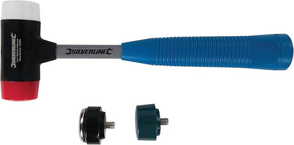 Silverline - Maillet à 4 têtes interchangeables en Acier allié ø Tête 37 mm Multicolore