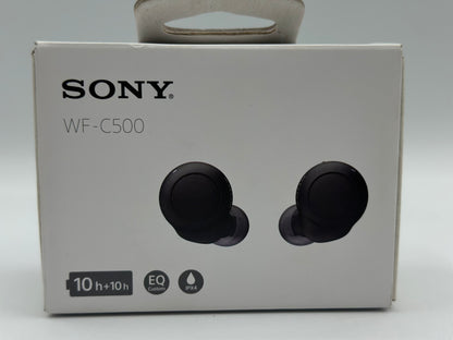 Sony WF-C500 - Ecouteurs bluetooth sans fil (étanchéité IPX4 Jusqu'à 20h d'autonomie) - Noir