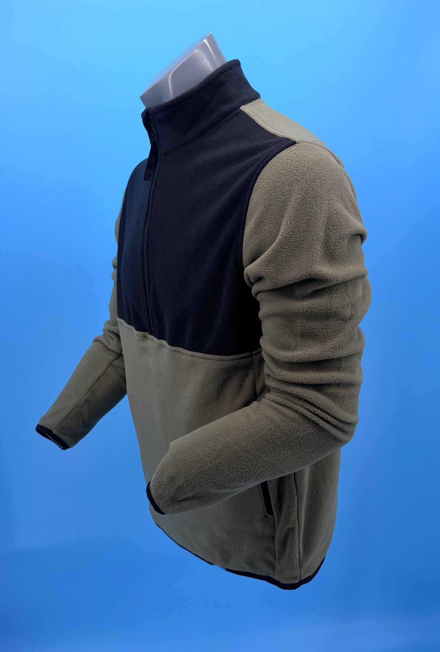 JACK & JONES
Sweat à Capuche mi-zip Homme Flame, olive poussière