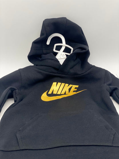 Nike Bébé Survêtement Veste Et Pantalon Noir/or Authentique 24cm