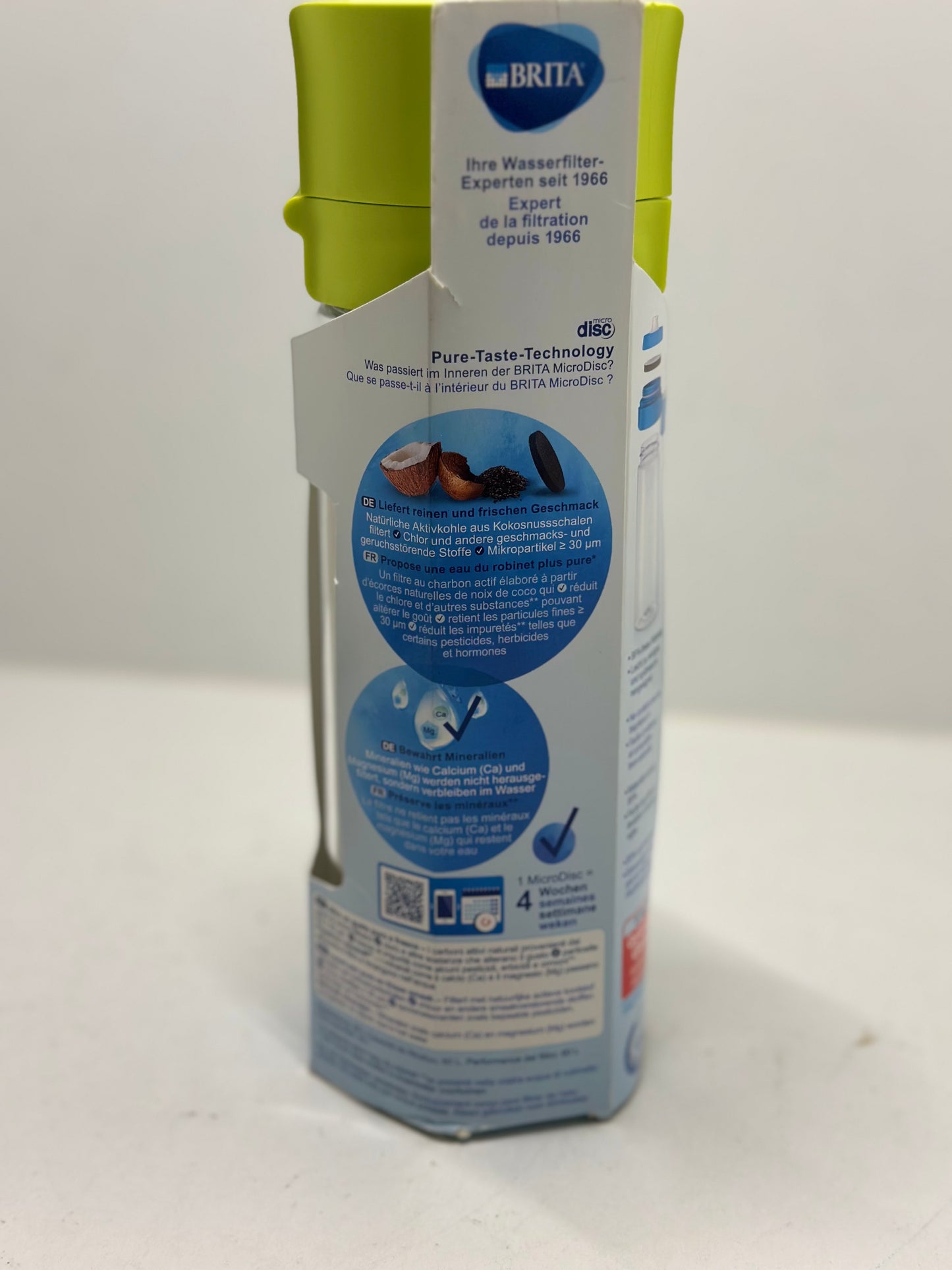 BRITA Fill&Go Bouteille Filtrante Plastique Vert 7,2 x 7,8 x 24,5 cm
