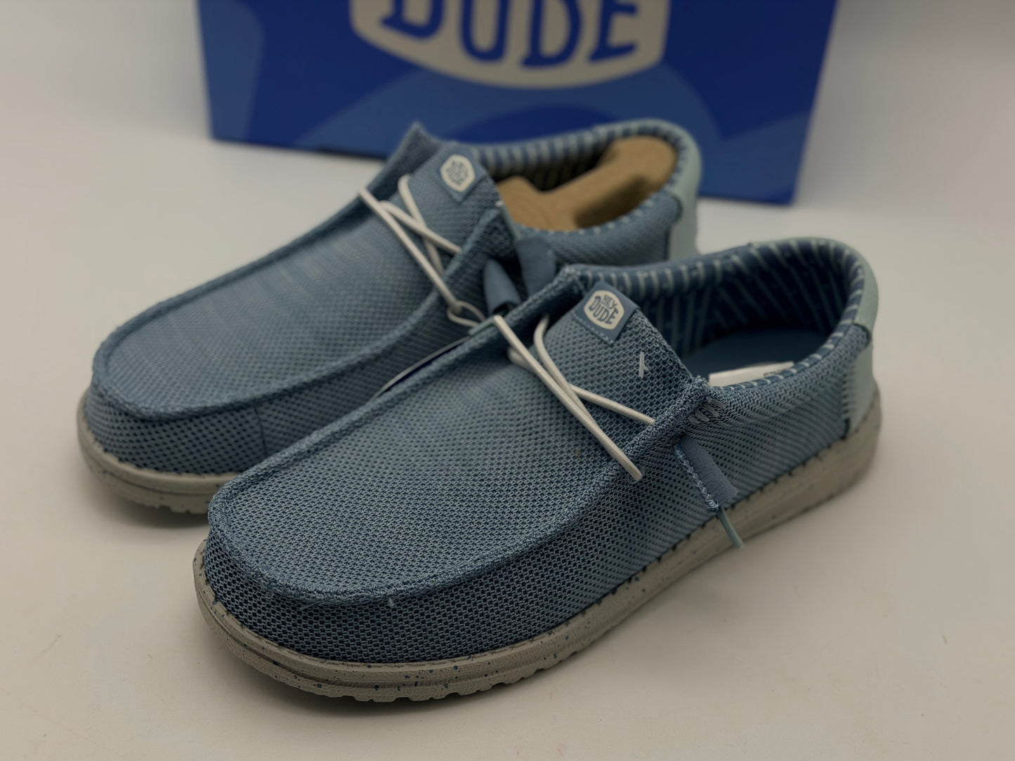 Hey Dude Mocassins Stretch Sox Bleu