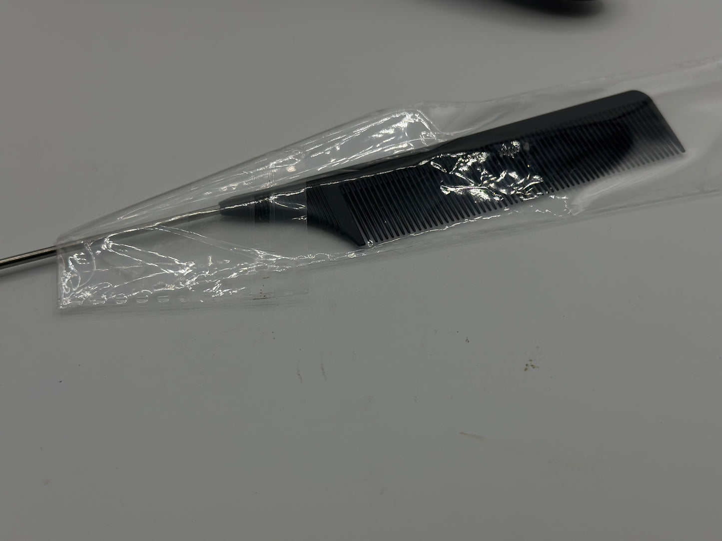 Kits 3 pièces peigne noir à huit griffes peigne en silicone souple pour cheveux bouclés secs et humides