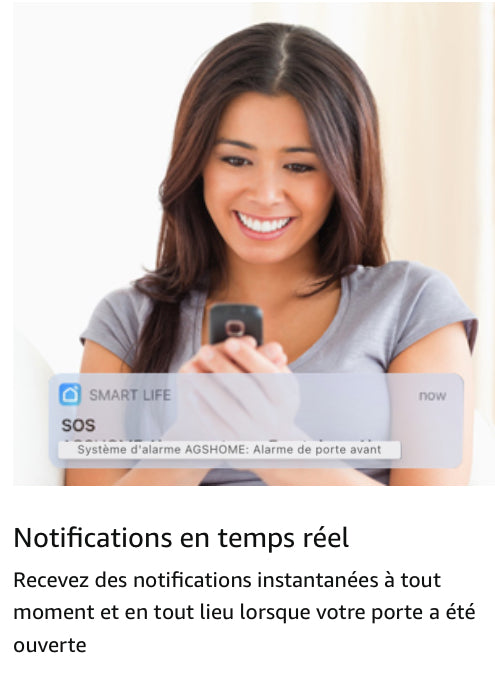 Sonnettes sans fil - doivent travailler avec notre système d'alarme de sécurité Smart Home, HUB Need, par AGSHome...