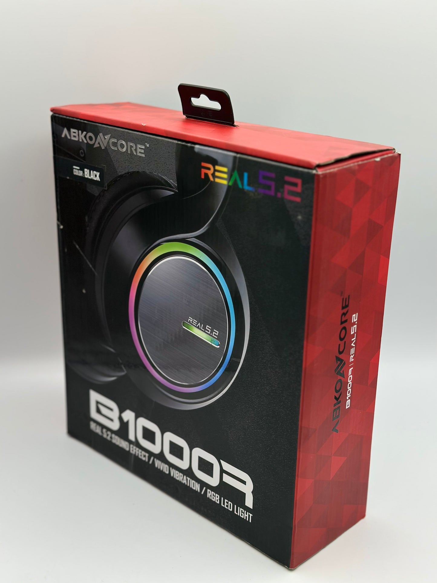 Abkoncore B1000R Real 5.2 Noir
Casque-Micro Pour Gamer Circum-Aural Fermés- Son Surround 5.2 - Micro Retractable - Générateur De Vibrations - Retro-Éclairage RGB - USB/PC