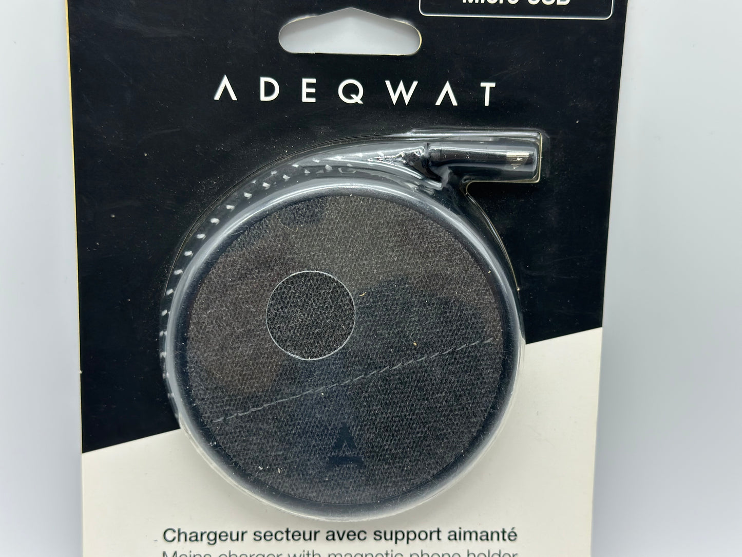 ADEQWAT Chargeur Secteur Magnetique Noir-Cable USB C