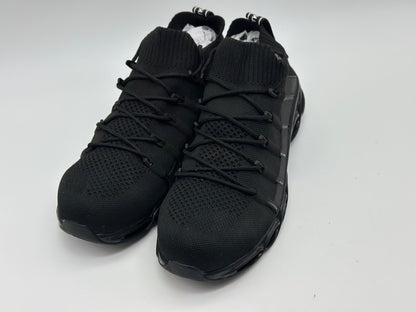 Chaussures de Sécurité Hommes Basket de Securite Femme Protection Acier Amorti Mode Confortable Legere Respirante Chaussure de Chantier(Noir G,44 EU)