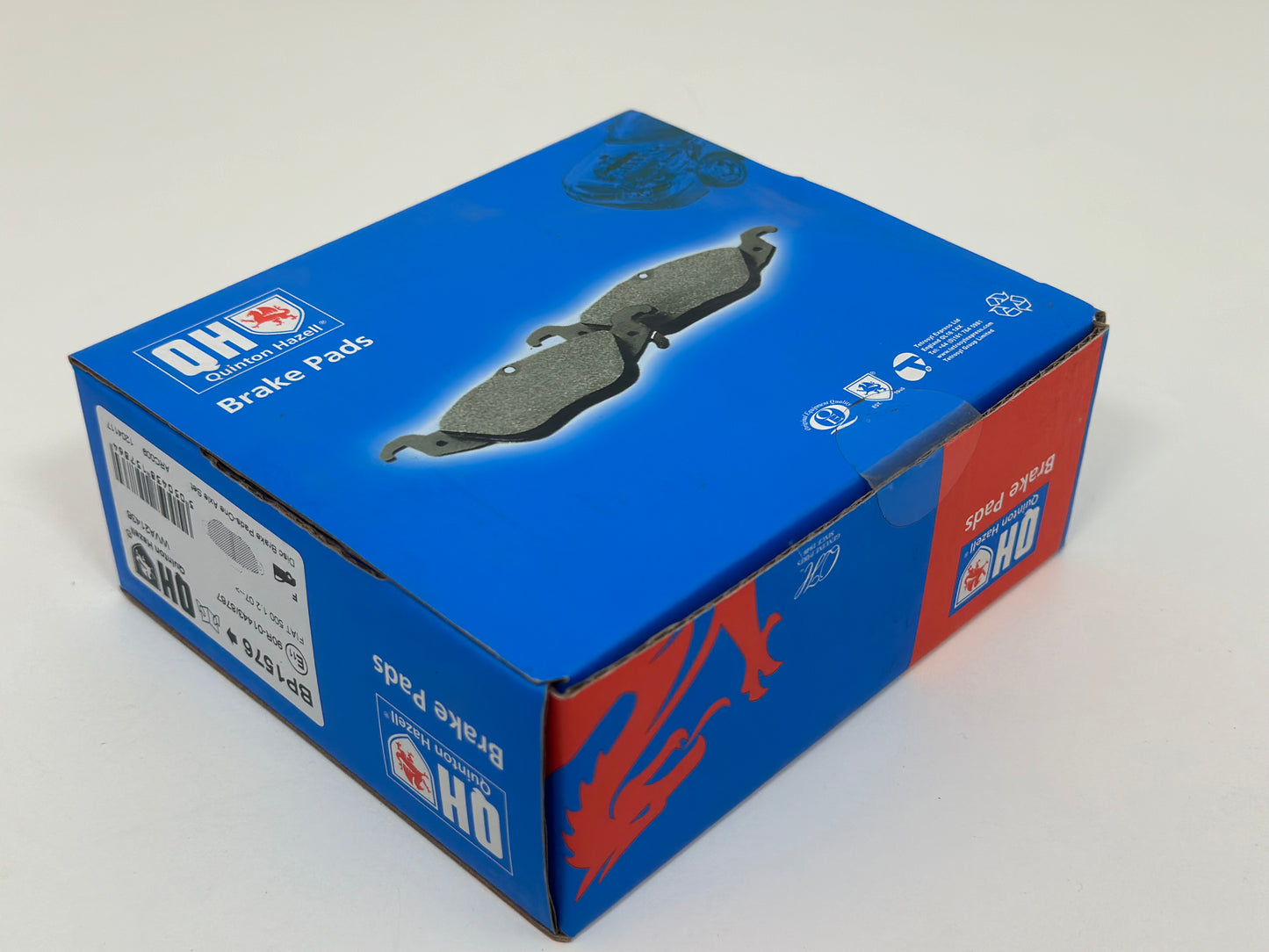 QUINTON HAZELL BP1576 Plaquettes de frein pour fiât et Ford