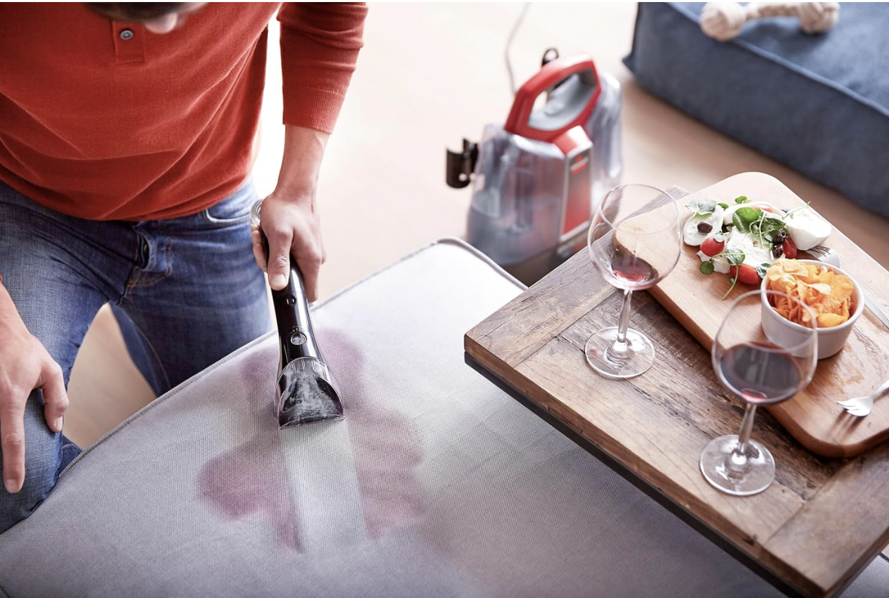 BISSELL SpotClean ProHeat, Shampouineuse Canapé, Moteur Puissant de 330W, Design Compact, avec Technologie HeatWave, Nettoyeur pour Tapis, Moquettes, Meubles, Tissus, Voiture & Plus Encore,