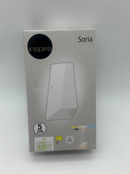 Applique LED, acier, noir, Soria, 3000K, INSPIRE neuves plusieurs sont disponible blanc et ou noir