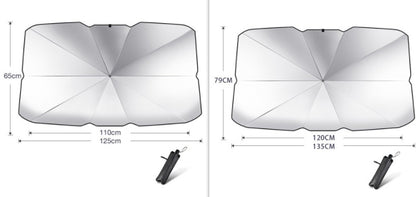 Parasol Parapluie Protection UV Pour Pare-brise de voiture pliable Isolation thermique