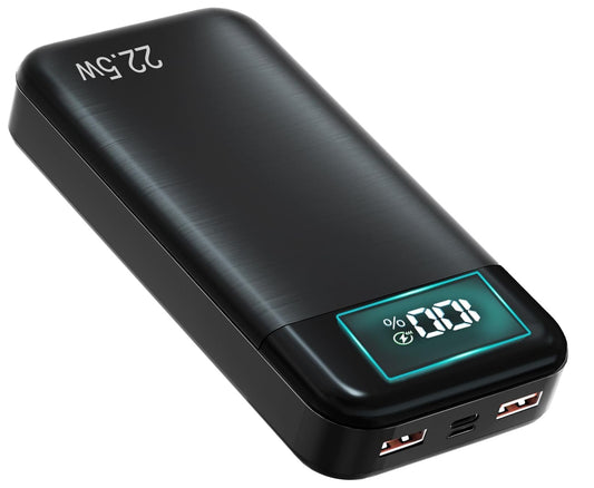 Batterie Externe 27.000mAh 22,5 W PD3.0 QC4.0 Haute Vitesse flambant